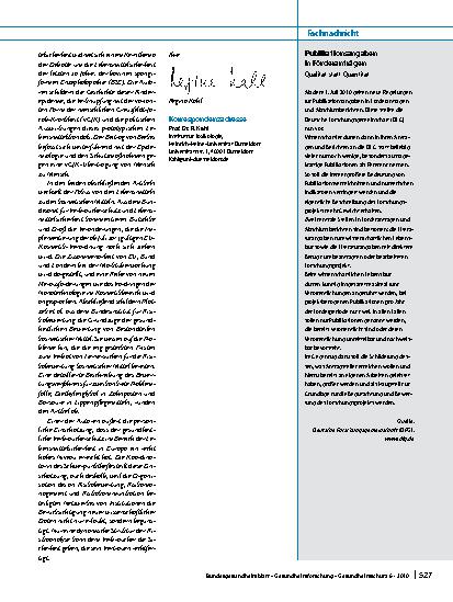 Vorschauseite 3: Gesundheitlicher Verbraucherschutz