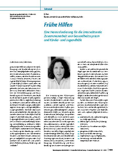 Vorschauseite 1: Frühe Hilfen
