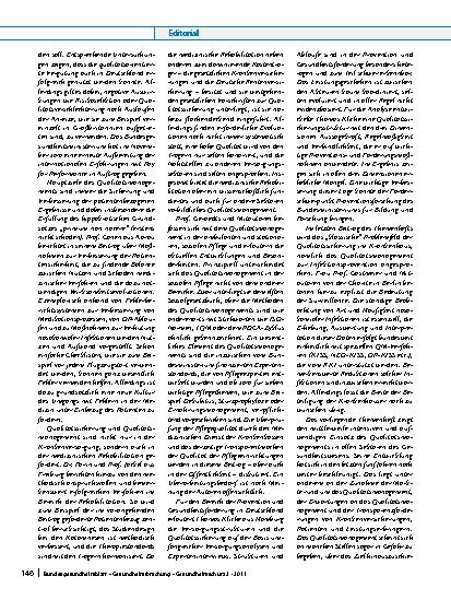 Vorschauseite 2: Qualitätssicherung in der Medizin