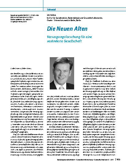Vorschauseite 1: Die Neuen Alten