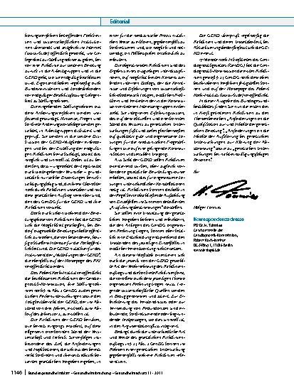 Vorschauseite 2: Erste Richtlinien der Gendiagnostik-Kommission (GEKO)