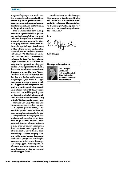 Vorschauseite 2: Blut – aber sicher!