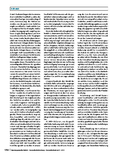 Vorschauseite 2: Arzt-Patienten-Verhältnis