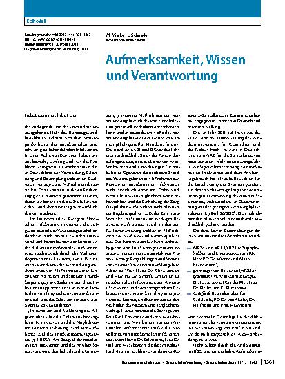 Vorschauseite 1: Aufmerksamkeit, Wissen und Verantwortung