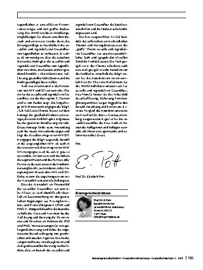 Vorschauseite 3: Sexuelle und reproduktive Gesundheit
