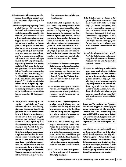 Vorschauseite 3: Gesundheitliche Beurteilung von Materialien und Gegenständen für den Lebensmittelkontakt im Rahmen des Lebensmittelund Futtermittelgesetzbuches