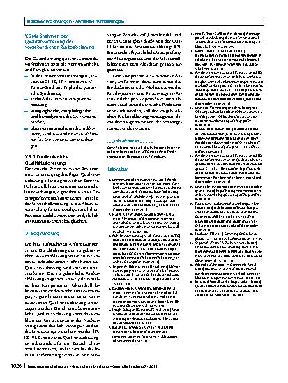 Vorschauseite 4: Richtlinie der Gendiagnostik-Kommission (GEKO) für die Anforderungen an die Durchführung der vorgeburtlichen Risikoabklärung sowie an die insoweit erforderlichen Maßnahmen zur Qua…