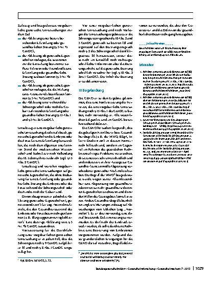 Vorschauseite 2: Richtlinie der Gendiagnostik-Kommission (GEKO) für die Beurteilung genetischer Eigenschaften hinsichtlich ihrer Bedeutung nach 15 Abs. 1 Satz 1 GenDG für eine Beeinträchtigung der…
