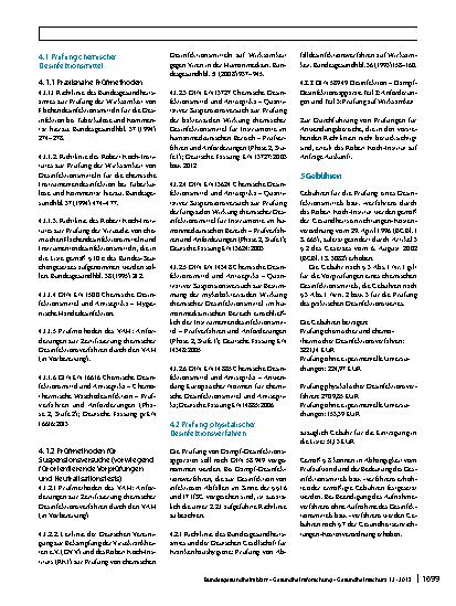 Vorschauseite 4: Bekanntmachung zum Aufnahmeverfahren für Desinfektionsmittel und -verfahren in die vom Robert Koch-Institut gemäß §18 Infektionsschutzgesetz aufzustellende Liste geprüfter und ane…