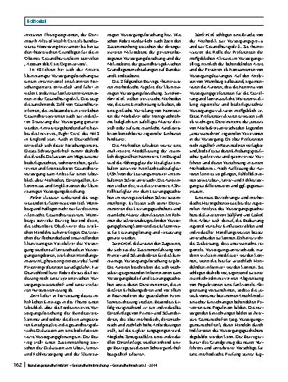 Vorschauseite 2: Kleinräumige Versorgungsforschung