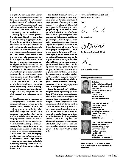 Vorschauseite 3: Kleinräumige Versorgungsforschung
