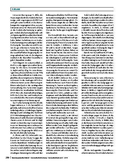 Vorschauseite 2: Krebsfrüherkennung im Wandel