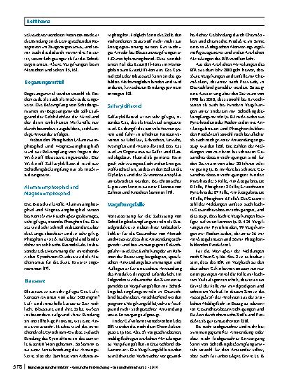 Vorschauseite 5: Gesundheitliche Risiken durch Schädlingsbekämpfungsmittel