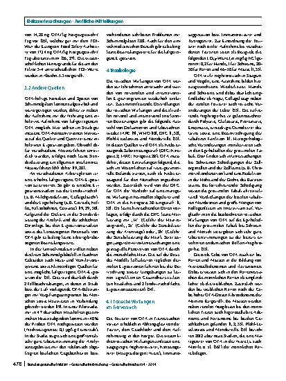Vorschauseite 3: Stoffmonographie Ochratoxin A