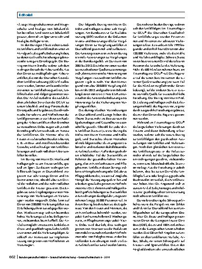 Vorschauseite 2: Vorsicht, Unfallgefahr!