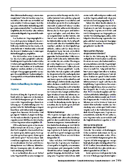 Vorschauseite 2: Aktueller Kenntnisstand und Entwicklungen in der akuten und prophylaktischen Therapie der Migräne