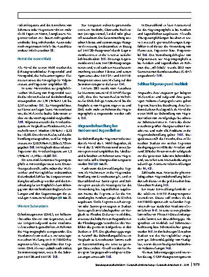Vorschauseite 6: Aktueller Kenntnisstand und Entwicklungen in der akuten und prophylaktischen Therapie der Migräne