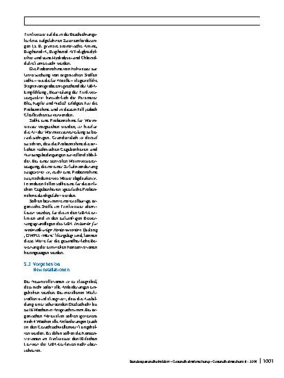 Vorschauseite 4: Beurteilung materialbürtiger Kontaminationen des Trinkwassers