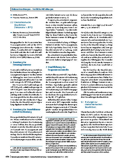 Vorschauseite 2: Leitlinie der Deutschen Vereinigung zur Bekämpfung der Viruskrankheiten (DVV) e. V. und des Robert Koch-Instituts (RKI) zur Prüfung von chemischen Desinfektionsmitteln auf Wirksam…
