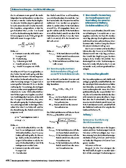 Vorschauseite 6: Leitlinie der Deutschen Vereinigung zur Bekämpfung der Viruskrankheiten (DVV) e. V. und des Robert Koch-Instituts (RKI) zur Prüfung von chemischen Desinfektionsmitteln auf Wirksam…