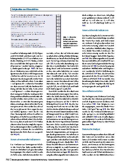 Vorschauseite 4: Messung des subjektiven sozialen Status in der Gesundheitsforschung mit einer deutschen Version der MacArthur Scale