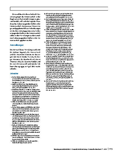 Vorschauseite 5: Gesundheitliche Bewertung krebserzeugender Verunreinigungen der Innenraumluft – erste Ergänzung zum Basisschema