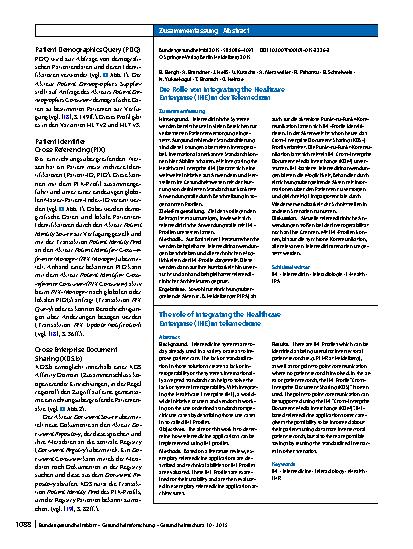 Vorschauseite 3: Die Rolle von Integrating the Healtcare Enterprise (IHE) in der Telemedizin