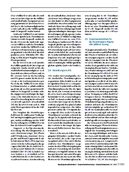 Vorschauseite 3: Wissenschaftliche Erläuterungen zur Stellungnahme „Bewertung von Aphereseund Pool-Thrombozytenkonzentraten“ des AK Blut vom 31. 03. 2015