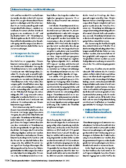 Vorschauseite 6: Wissenschaftliche Erläuterungen zur Stellungnahme „Bewertung von Aphereseund Pool-Thrombozytenkonzentraten“ des AK Blut vom 31. 03. 2015