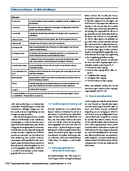 Vorschauseite 2: Infektionsprävention im Rahmen der Pflege und Behandlung von Patienten mit übertragbaren Krankheiten