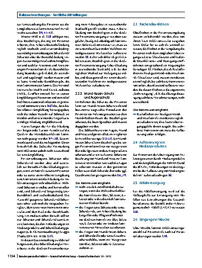 Vorschauseite 4: Infektionsprävention im Rahmen der Pflege und Behandlung von Patienten mit übertragbaren Krankheiten