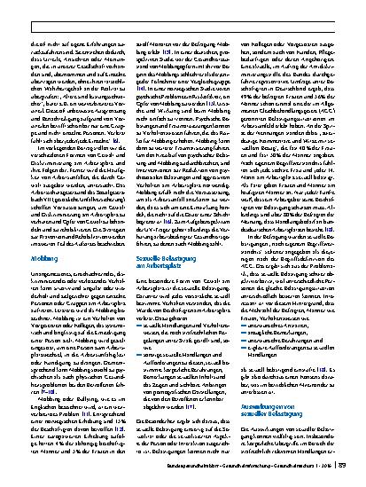 Vorschauseite 2: Gewalt und Diskriminierung am Arbeitsplatz