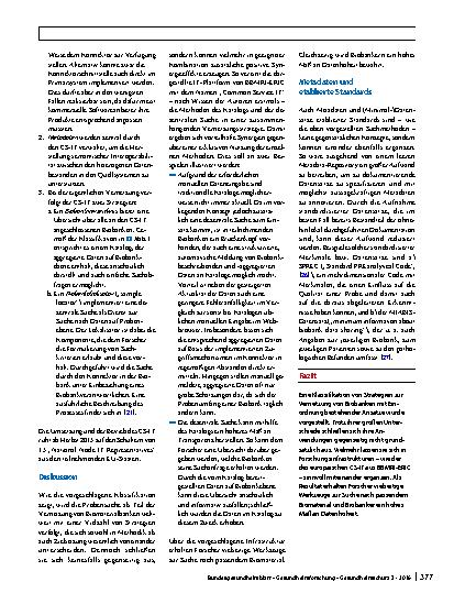 Vorschauseite 5: Strategien zur Vernetzung von Biobanken
