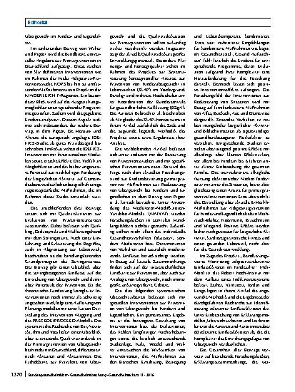 Vorschauseite 2: Unsere Kinder: Die Zukunft ist fett