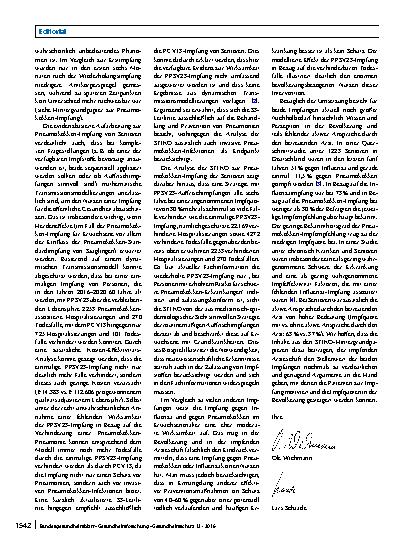 Vorschauseite 2: Empfehlungen zu Impfungen im Erwachsenenalter