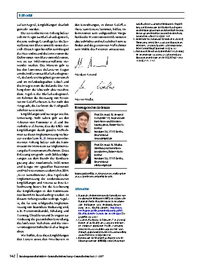 Vorschauseite 2: Infektionen, die von Gefäßkathetern ausgehen