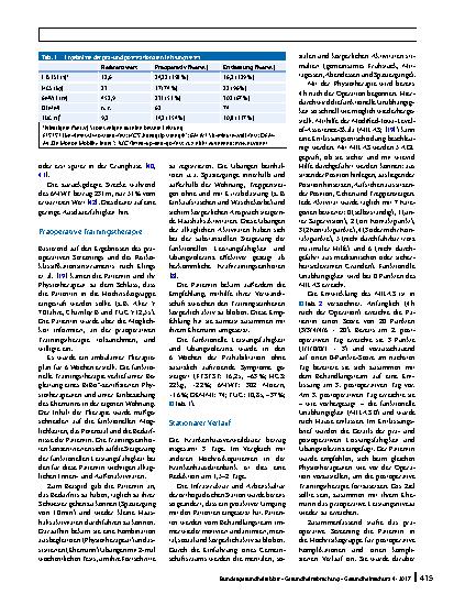 Vorschauseite 6: Verbesserung des präund postoperativen Behandlungskonzepts