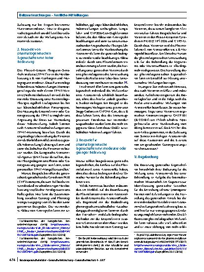 Vorschauseite 3: Richtlinie der Gendiagnostik-Kommission (GEKO) für die Beurteilung genetischer Eigenschaften hinsichtlich ihrer Bedeutung für die Wirkung eines Arzneimittels bei einer Behandlung…