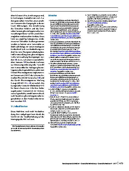 Vorschauseite 4: Richtlinie der Gendiagnostik-Kommission (GEKO) für die Beurteilung genetischer Eigenschaften hinsichtlich ihrer Bedeutung für die Wirkung eines Arzneimittels bei einer Behandlung…