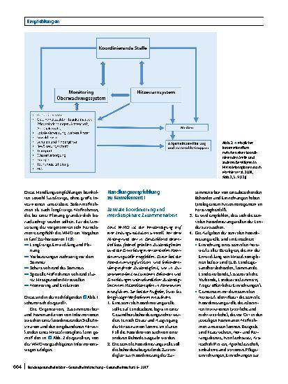 Vorschauseite 3: Handlungsempfehlungen für die Erstellung von Hitzeaktionsplänen zum Schutz der menschlichen Gesundheit