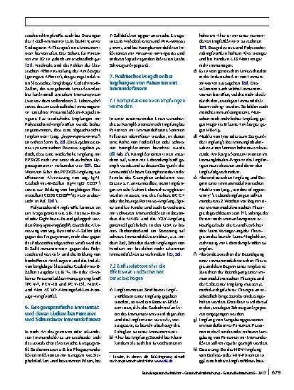 Vorschauseite 6: Impfen bei Immundefizienz