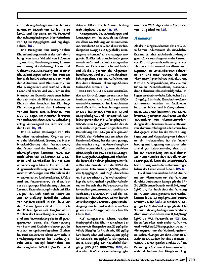 Vorschauseite 5: Metalle und ihre Verbindungen als Kontaminanten in Lebensmitteln