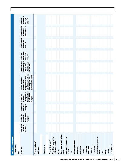 Vorschauseite 6: Format für die Berichterstattung der zuständigen obersten Landesbehörden an das Bundesministerium für Gesundheit/Umweltbundesamt gemäß Richtlinie 98/83/EG und Trinkwasserverordnung