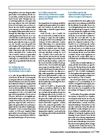 Vorschauseite 3: Richtlinie der Gendiagnostik-Kommission (GEKO) für die Anforderungen an die Inhalte der Aufklärung bei genetischen Untersuchungen zu medizinischen Zwecken gemäß § 23 Abs. 2 Nr. 3…