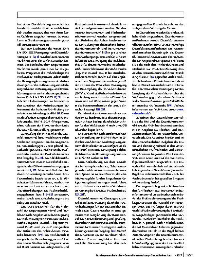 Vorschauseite 2: Vorwort zur Liste der vom Robert Koch-Institut geprüften und anerkannten Desinfektionsmittel und -verfahren
