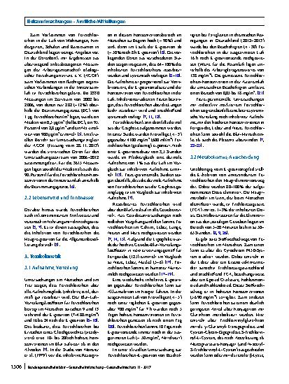 Vorschauseite 2: Richtwerte für Tetrachlorethen in der Innenraumluft