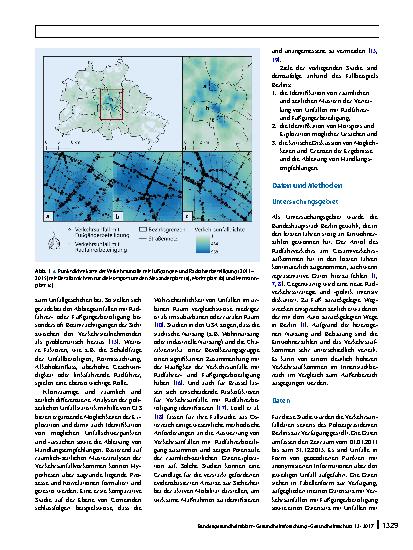 Vorschauseite 2: Eine räumlich differenzierte Analyse von Verkehrsunfällen mit Radfahrerund Fußgängerbeteiligung in Berlin