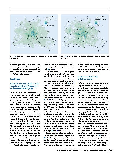 Vorschauseite 4: Eine räumlich differenzierte Analyse von Verkehrsunfällen mit Radfahrerund Fußgängerbeteiligung in Berlin