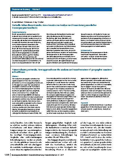 Vorschauseite 3: Virtuelle Behandlernetzwerke