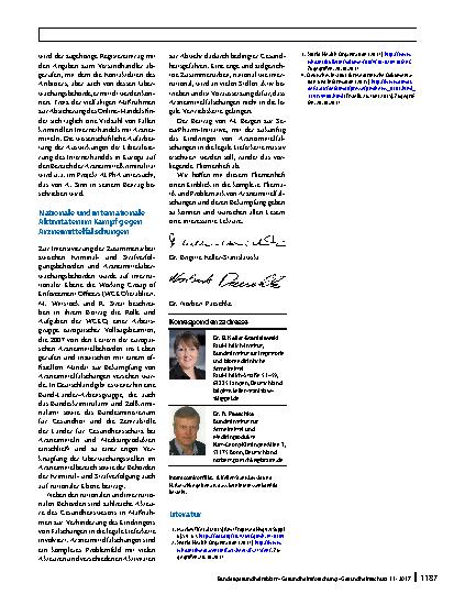 Vorschauseite 3: Arzneimittelfälschungen